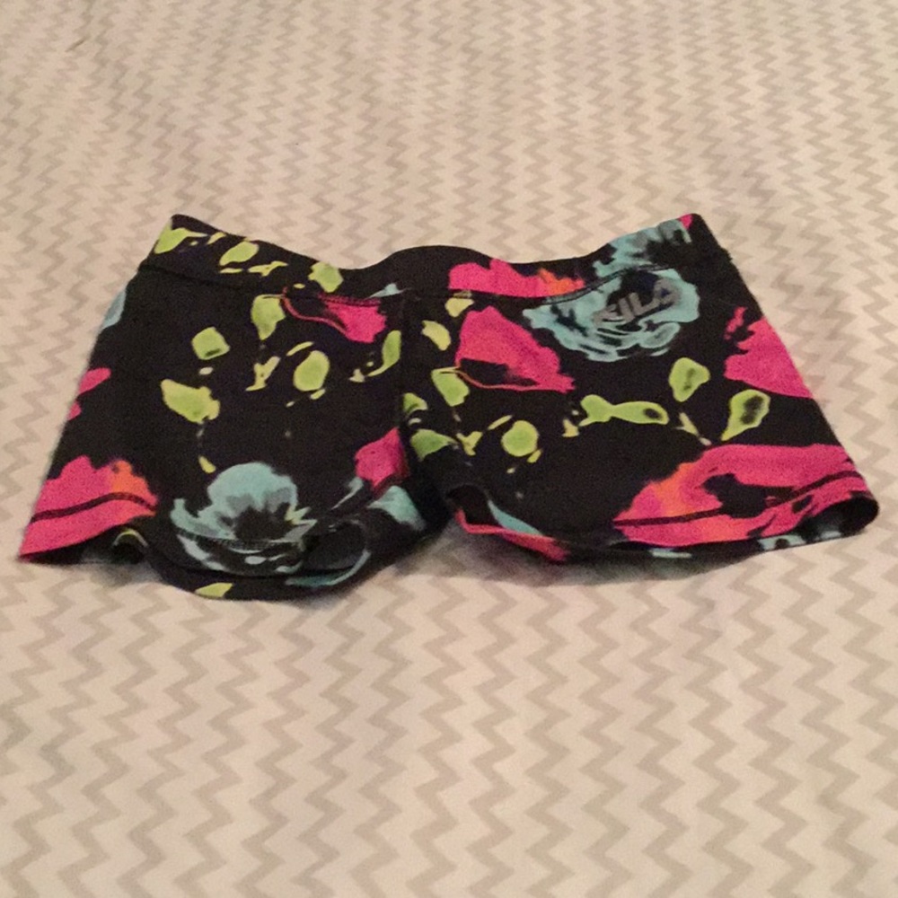 Black patterned spandex